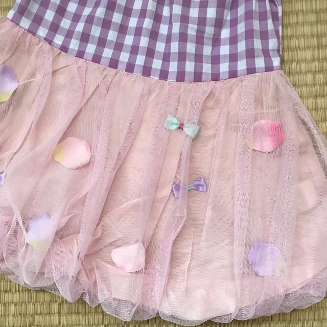 fafa(フェフェ)のパンパンチュチュ＊110＊ワンピース キッズ/ベビー/マタニティのキッズ服女の子用(90cm~)(ワンピース)の商品写真