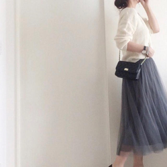 GU(ジーユー)の【GU】チュールスカート レディースのスカート(ロングスカート)の商品写真