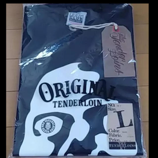 テンダーロイン(TENDERLOIN)のテンダーロイン  Tシャツ TEE-F  L 新品未使用　ブラック(Tシャツ/カットソー(半袖/袖なし))