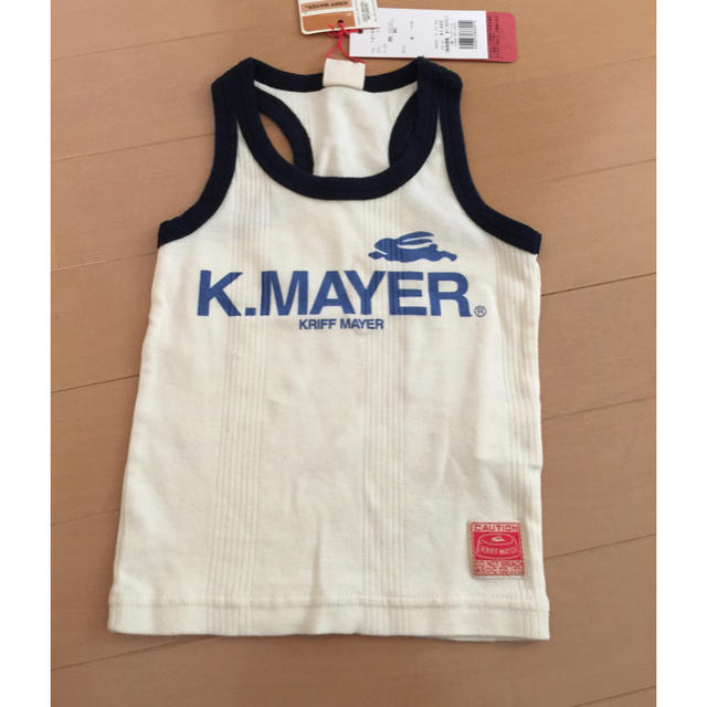 KRIFF MAYER(クリフメイヤー)の新品クリフメイヤー90タンクトップ キッズ/ベビー/マタニティのキッズ服男の子用(90cm~)(Tシャツ/カットソー)の商品写真