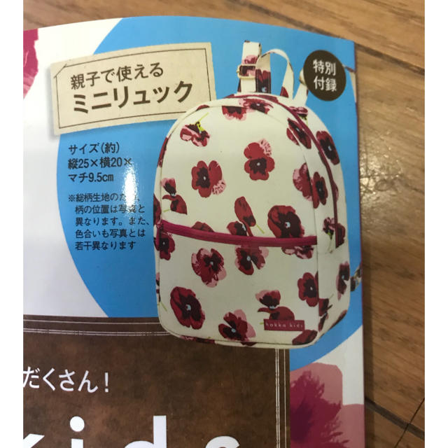 hakka kids(ハッカキッズ)のhakka kids ムック 新品 キッズ/ベビー/マタニティのこども用バッグ(リュックサック)の商品写真