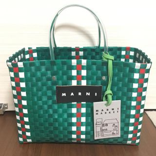 マルニ(Marni)のマルニマーケット トートバッグ(かごバッグ/ストローバッグ)