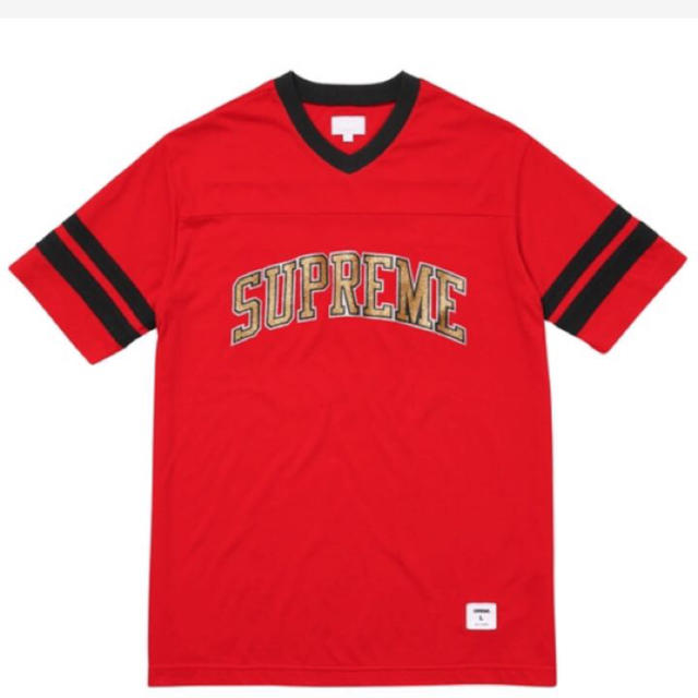 Supreme(シュプリーム)の専用 Supreme Glitter Arc Football Top メンズのトップス(Tシャツ/カットソー(半袖/袖なし))の商品写真