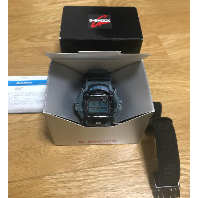 G-SHOCK(ジーショック)のカシオGショック ブルー 電池新品 即購入優先 メンズの時計(腕時計(デジタル))の商品写真