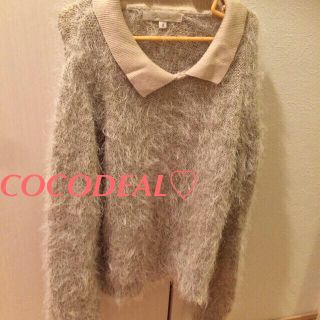 ココディール(COCO DEAL)のCOCODEAL♡襟付きふわふわニット(ニット/セーター)