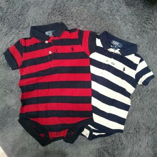 ポロラルフローレン(POLO RALPH LAUREN)のラルフローレン ロンパース  ２枚セット(ロンパース)