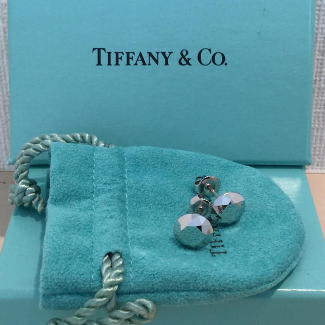 Tiffany & Co.(ティファニー)のTIFFANY & Co. スタッズピアス 総プラチナ レディースのアクセサリー(ピアス)の商品写真