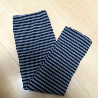 ユニクロ(UNIQLO)のボーダーレギンス 新品(レギンス/スパッツ)