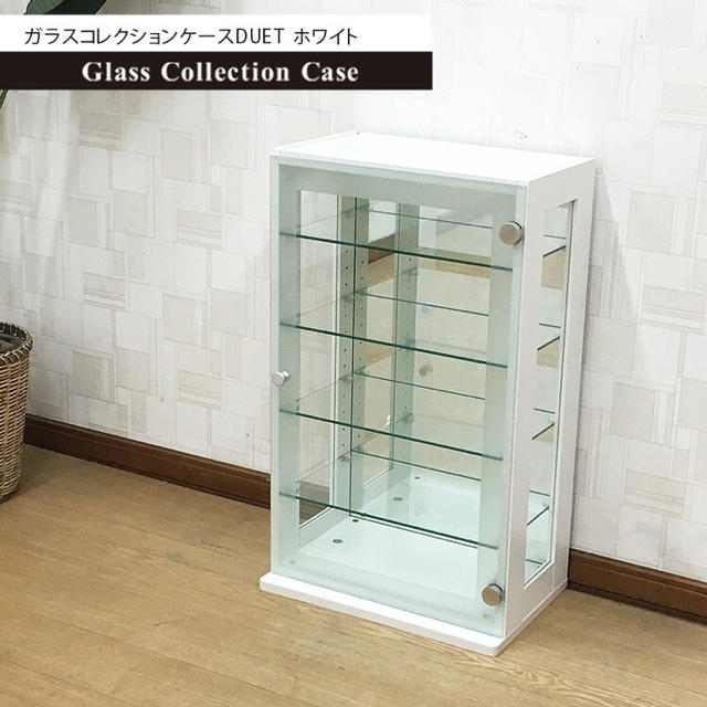 コレクションケース キャビネット ガラス ショーケース アンティーク 薄型 フィギュア ディスプレイ 棚 ディスプレイケース コレクション