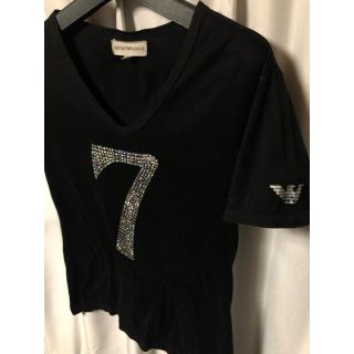 エンポリオアルマーニ(Emporio Armani)のアモーレ様専用 エンポリオアルマーニ Tシャツ ラインストーン アルマーニ(Tシャツ/カットソー(半袖/袖なし))