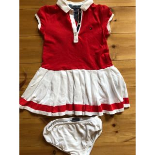 トミーヒルフィガー(TOMMY HILFIGER)のトミーヒルフィガー ポロワンピース 90(ワンピース)