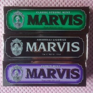 マービス(MARVIS)の大きいサイズ 75ml Marvis　マービス　3本セット　送料込み！(歯磨き粉)