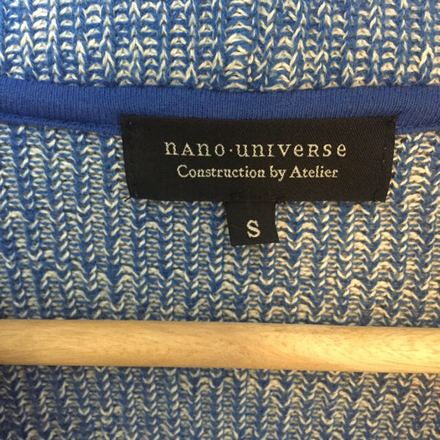 nano・universe(ナノユニバース)のナノユニバーズ  サマーニット  ほぼ未使用 メンズのトップス(ニット/セーター)の商品写真