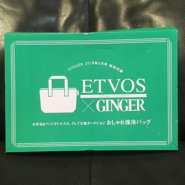 ETVOS(エトヴォス)のETVOS／おしゃれ保冷バッグ GINGER付録 インテリア/住まい/日用品のキッチン/食器(弁当用品)の商品写真