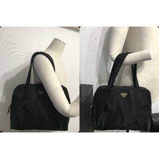 プラダ(PRADA)の●11.5万プラダ黒ビジネスバッグブリーフケースＧＯＬＤキーリング鍵付●美品(ビジネスバッグ)