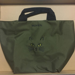 ミュベールワーク(MUVEIL WORK)のネコちゃん 保冷バッグ 付録(トートバッグ)