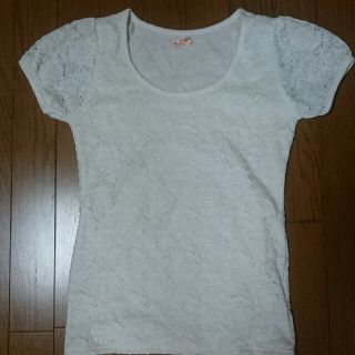 イング(INGNI)の新品 タグつき INGNI イング レース 白 Tシャツ(Tシャツ(半袖/袖なし))