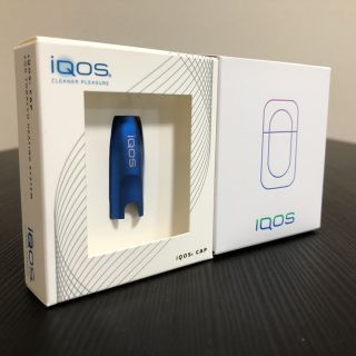 アイコス(IQOS)の【新品☆未使用☆未開封】IQOS純正キャップ アクアブルー純正クリーナーブラシ(タバコグッズ)