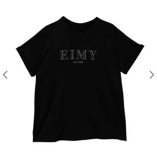 エイミーイストワール(eimy istoire)のスタッズロゴＴシャツ❤新品未使用BLACK(Tシャツ(半袖/袖なし))