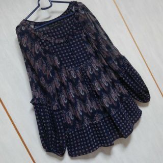 ザラ(ZARA)の【ハミママ様専用】ザラ ＊ ZARA BASIC シフォンチュニック(M)(チュニック)