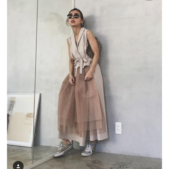 AmerivintageアメリヴィンテージTULLE DOCKING DRESS AmerivintageアメリヴィンテージTULLE DOCKING DRESS