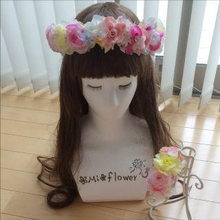 花かんむり♡ボリューム ラプンツェル(ヘアアクセサリー)