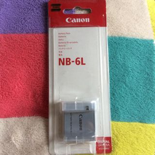 キヤノン(Canon)のキヤノンバッテリーNB6L 新品未使用(バッテリー/充電器)