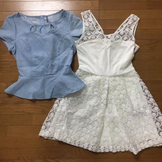 ジルバイジルスチュアート(JILL by JILLSTUART)の新品スモークワンピースセット♡スナイデルリランドチュールジルバイジルスチュアート(ミニワンピース)