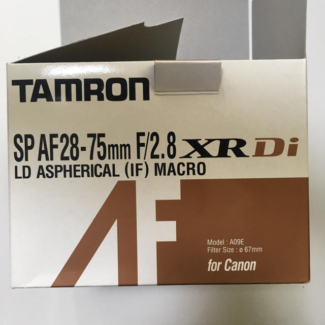タムロン 28-75mm F2.8 XR Di model A09E キヤノン用 | www