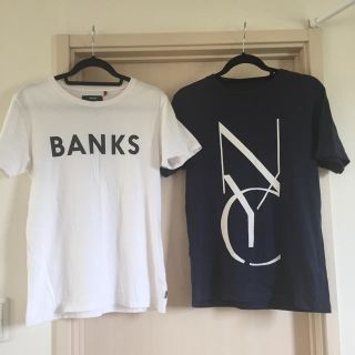 サタデーズサーフニューヨークシティー(SATURDAYS SURF NYC)のbanks サタデーズニューヨーク Tシャツ 希少サイズ(Tシャツ/カットソー(半袖/袖なし))