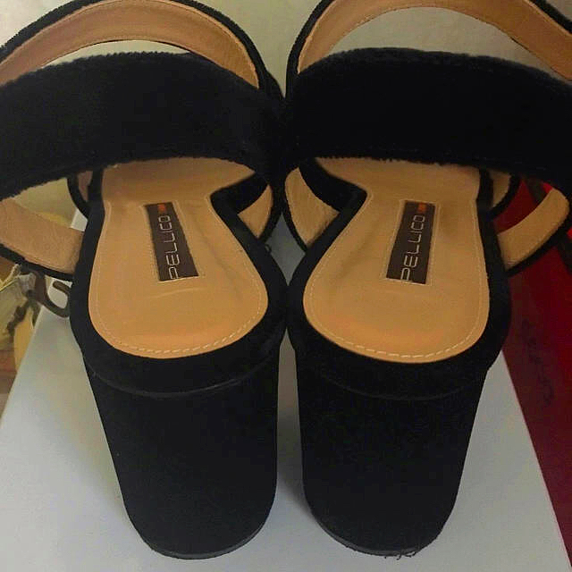 PELLICO(ペリーコ)のPELLICO ペリーコ IENA ストラップサンダル BLACK レディースの靴/シューズ(サンダル)の商品写真