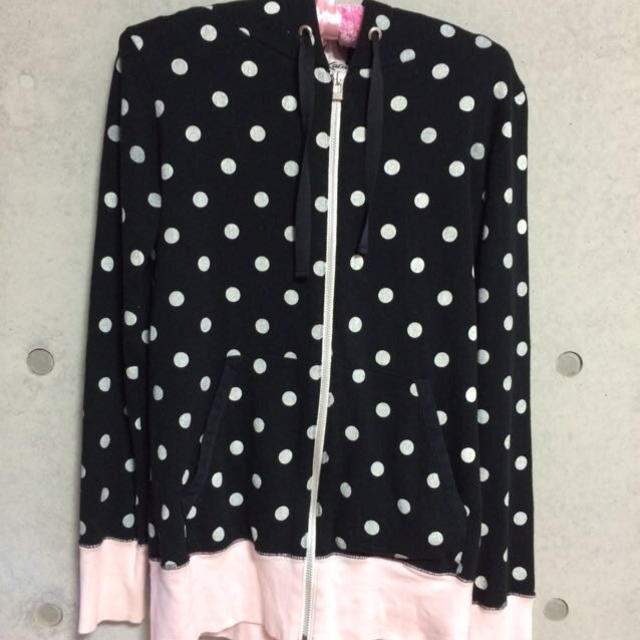 Katie(ケイティー)のkatie♡ドットパーカー レディースのトップス(パーカー)の商品写真