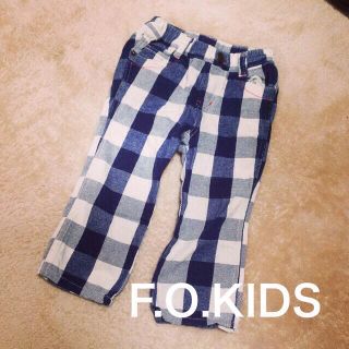 エフオーキッズ(F.O.KIDS)のF.O.KIDS ブロックチェックパンツ(その他)