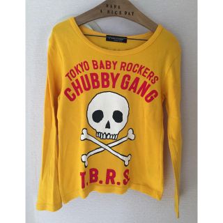 チャビーギャング(CHUBBYGANG)のCHUBBY GANG チャビーギャング    スカル ロンT イエロー(Tシャツ/カットソー)