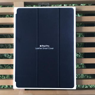 アップル(Apple)の新品12.9インチiPad Pro用 レザー スマートカバー [ブラック](iPadケース)