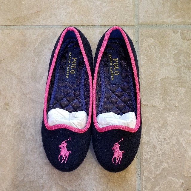 POLO RALPH LAUREN(ポロラルフローレン)のPOLO RALPH LAUREN　バレエシューズ キッズ/ベビー/マタニティのキッズ靴/シューズ(15cm~)(フォーマルシューズ)の商品写真