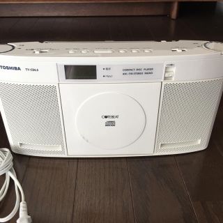 トウシバ(東芝)の★お値下げ★東芝 TOSHIBA ラジオCDプレイヤー(ポータブルプレーヤー)