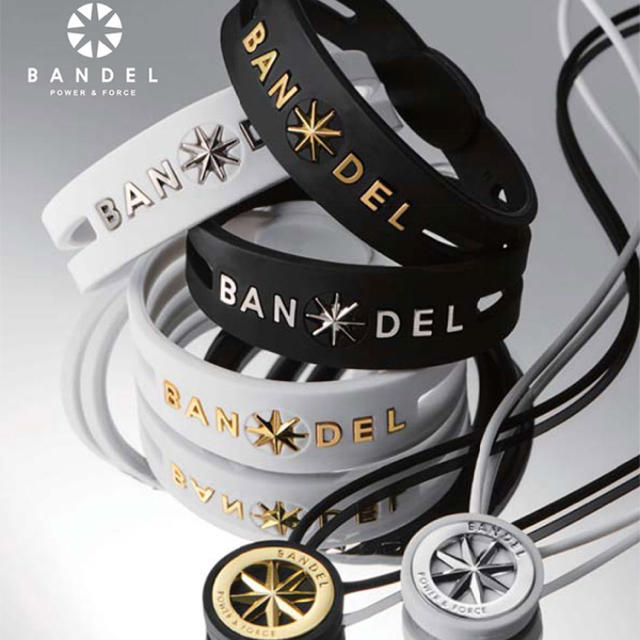 BANDEL バンデル メタル ネックレス 45cm ブラック×シルバー