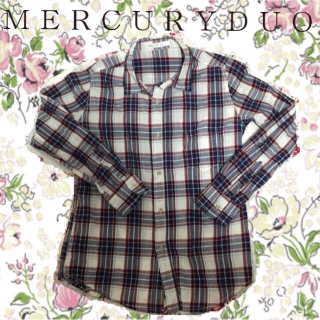 MERCURYDUO(マーキュリーデュオ)のマーキュリー＊ベーシックチェックSH レディースのトップス(シャツ/ブラウス(長袖/七分))の商品写真