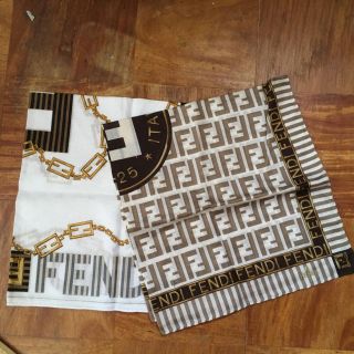 フェンディ(FENDI)のフェンディ ハンカチ２枚セット(ハンカチ)