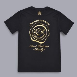 安室奈美恵ツアーTシャツ 黒(Tシャツ(半袖/袖なし))