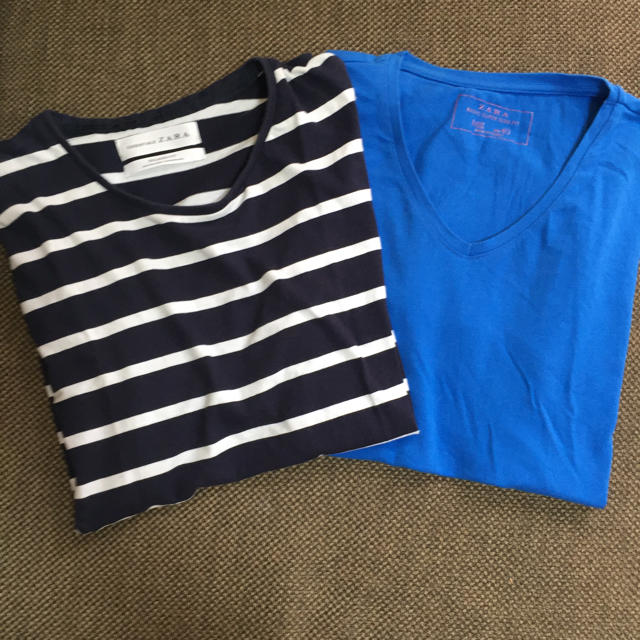 ZARA(ザラ)のZARA Tシャツ ハーフパンツ（Mサイズ） メンズのトップス(Tシャツ/カットソー(半袖/袖なし))の商品写真