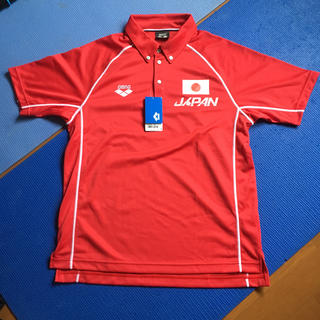 アリーナ(arena)の競泳日本代表ポロシャツ赤arenaサイズL五輪ワールドカップ水泳スイミング新品(ポロシャツ)