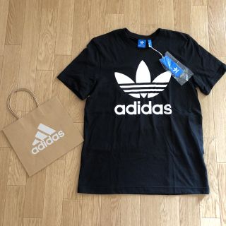 アディダス(adidas)のアディダス♡Tシャツ♡ブラック(Tシャツ/カットソー(半袖/袖なし))