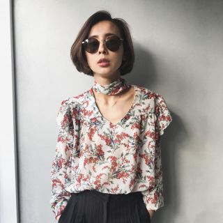 アメリヴィンテージ(Ameri VINTAGE)のAmeri vintage ZOZO BOW TIE FRILL SHIRT✨(シャツ/ブラウス(長袖/七分))