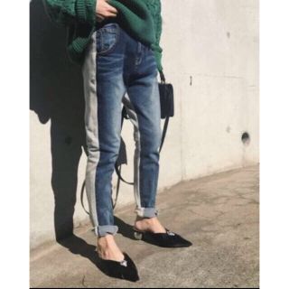 アメリヴィンテージ(Ameri VINTAGE)のAmeri vintage DENIM DOCKING SWEAT PANTS(デニム/ジーンズ)