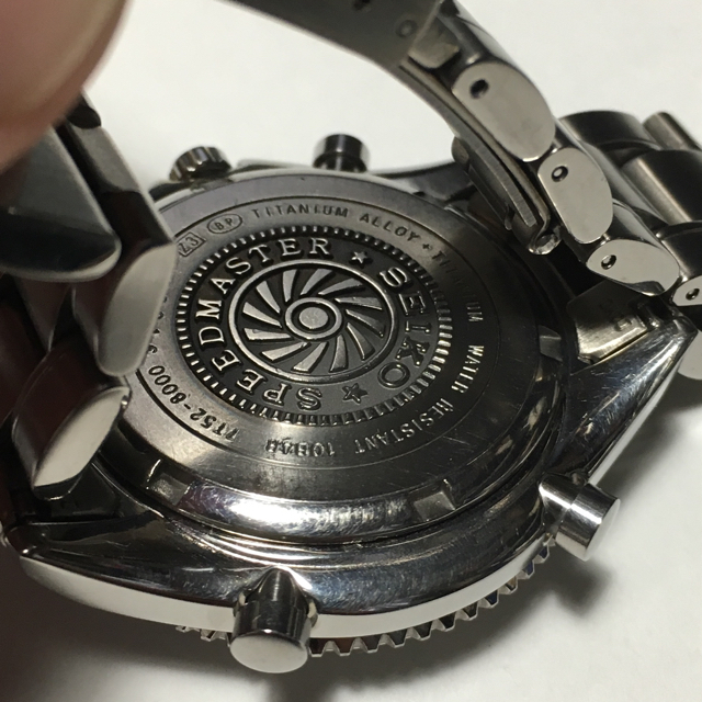 SEIKO - 【動作品】SEIKO スピードマスター 7t52-8000 チタンの SEIKO - 【動作品】SEIKO スピードマスター 7t52-8000 チタンの