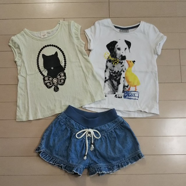 NEXT(ネクスト)の子供服 キッズ 女の子 110cm UNIQLO NEXT セット キッズ/ベビー/マタニティのキッズ服女の子用(90cm~)(Tシャツ/カットソー)の商品写真