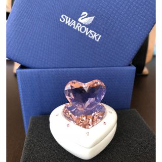 スワロフスキー(SWAROVSKI)のSWAROVSKI   HEART  BOX  PINK(小物入れ)