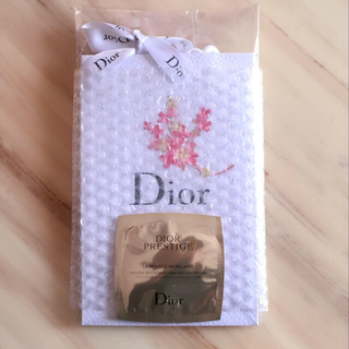 ディオール(Dior)のディオール ショッパー おまけつき❤️  プレステージ サンプル(ショップ袋)